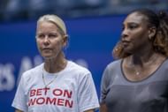Rennae Stubbs and Serena Williams at the US Open 2022 - Source: Getty